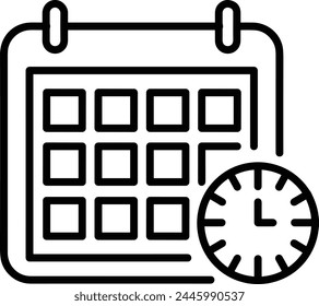 Símbolo de Vector de calendario Imagen