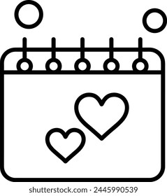 Calendar icon symbol vector image