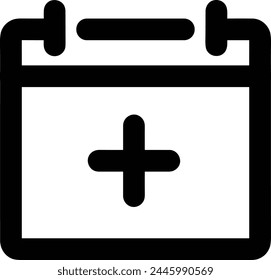 Calendar icon symbol vector image