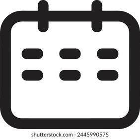 Símbolo de Vector de calendario Imagen