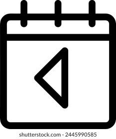 Calendar icon symbol vector image