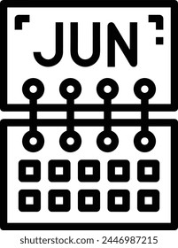 Calendar icon symbol vector image