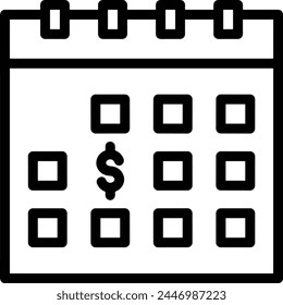 Calendar icon symbol vector image