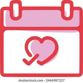 Calendar icon symbol vector image