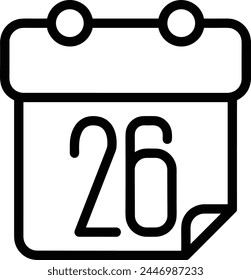 Calendar icon symbol vector image