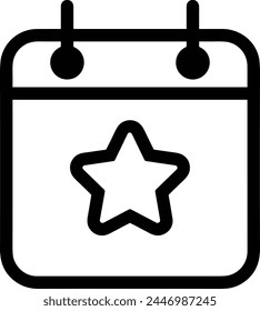 Calendar icon symbol vector image