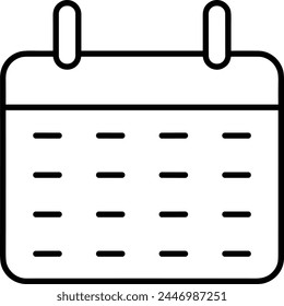 Calendar icon symbol vector image