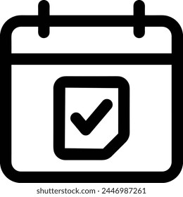 Símbolo de Vector de calendario Imagen