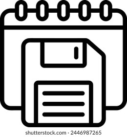 Símbolo de Vector de calendario Imagen
