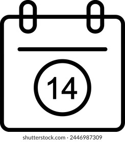 Calendar icon symbol vector image