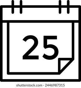 Símbolo de Vector de calendario Imagen