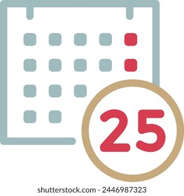 Símbolo de Vector de calendario Imagen