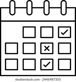 Bild Vektorgrafik Kalendersymbol