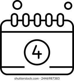 Símbolo de Vector de calendario Imagen