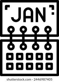 Calendar icon symbol vector image