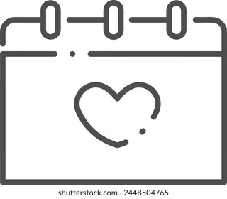 Calendar icon symbol vector image
