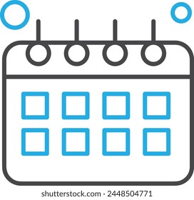 Calendar icon symbol vector image