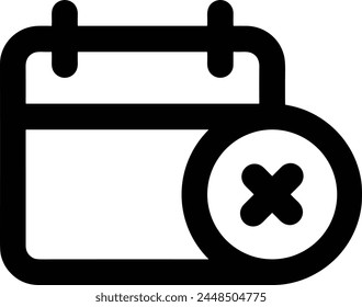 Calendar icon symbol vector image