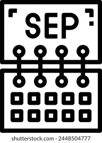 Símbolo de Vector de calendario Imagen