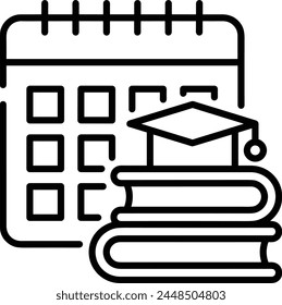 Calendar icon symbol vector image