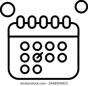 Calendar icon symbol vector image