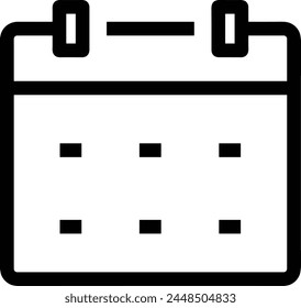 Símbolo de Vector de calendario Imagen