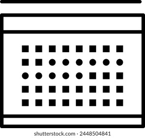 Calendar icon symbol vector image