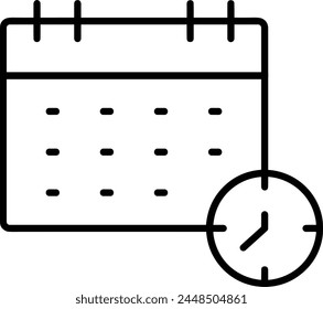 Bild Vektorgrafik Kalendersymbol