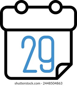 Símbolo de Vector de calendario Imagen