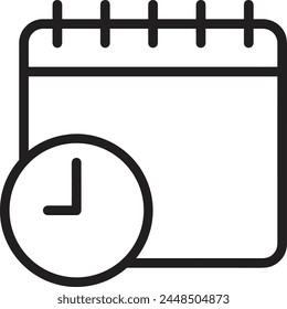 Calendar icon symbol vector image