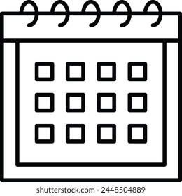 Calendar icon symbol vector image