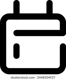 Calendar icon symbol vector image