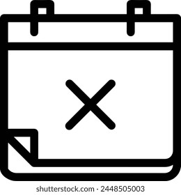 Calendar icon symbol vector image