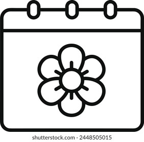 Bild Vektorgrafik Kalendersymbol