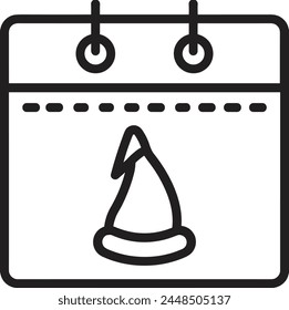 Calendar icon symbol vector image