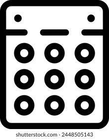 Calendar icon symbol vector image