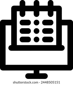 Símbolo de Vector de calendario Imagen