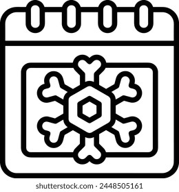 Calendar icon symbol vector image