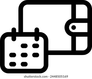 Bild Vektorgrafik Kalendersymbol