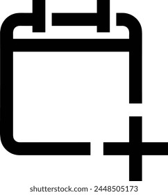 Calendar icon symbol vector image