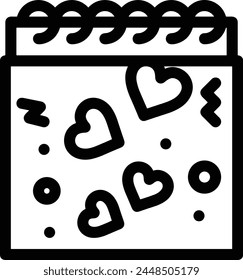 Símbolo de Vector de calendario Imagen