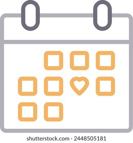 Calendar icon symbol vector image