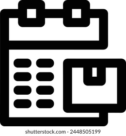 Símbolo de Vector de calendario Imagen