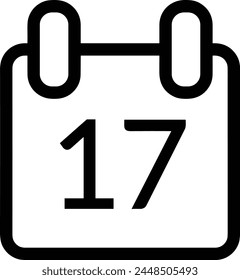Calendar icon symbol vector image