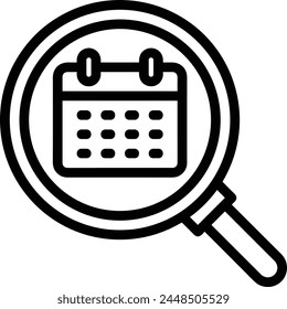 Calendar icon symbol vector image