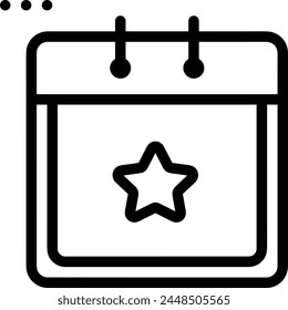 Calendar icon symbol vector image