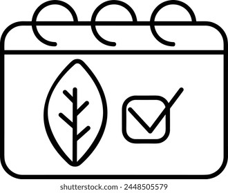 Símbolo de Vector de calendario Imagen