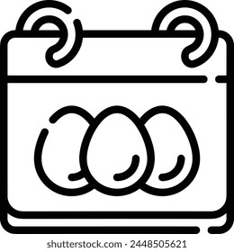 Calendar icon symbol vector image