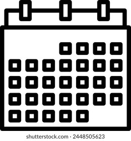 Calendar icon symbol vector image