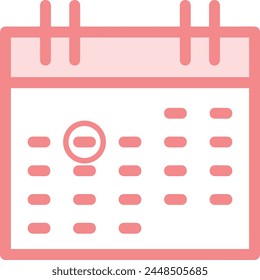 Símbolo de Vector de calendario Imagen
